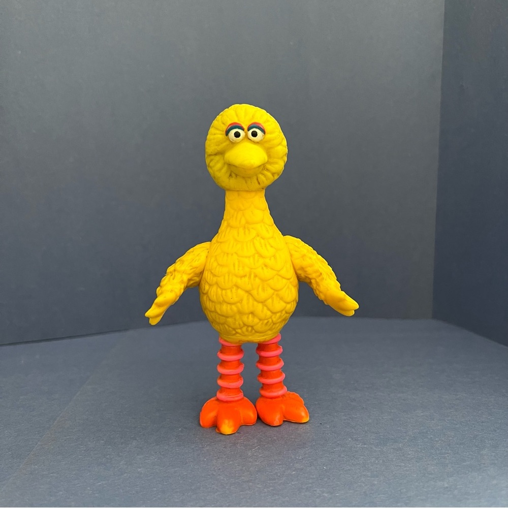 Vintage 1985 Tara Toys Muppets Sesame Street 4.5" Big Bird Figure